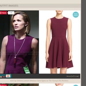 Rebecca Taylor Sleeveless Suiting Circle Dress